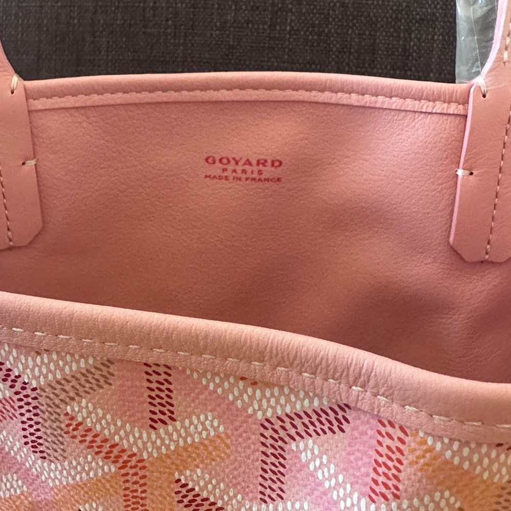 NWT Goyard Anjou Limited Edition in Pink with Matching Pouch BRAND NEW - Picture 6 of 9